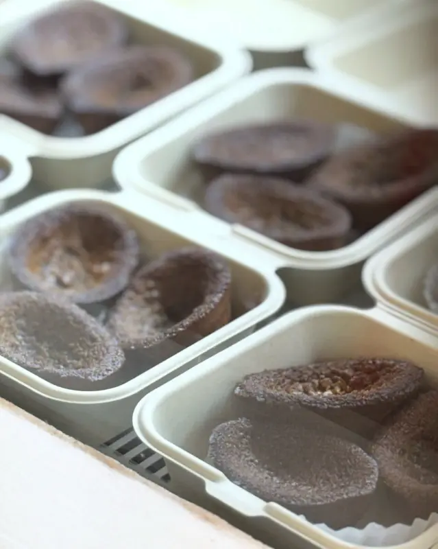 디저트 포장 사진