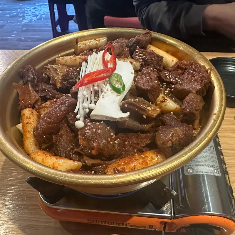 크림 소갈비찜 항공샷