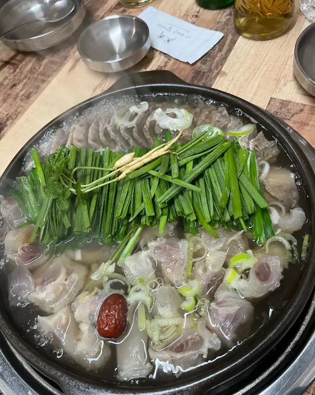 모듬 수육 전체샷