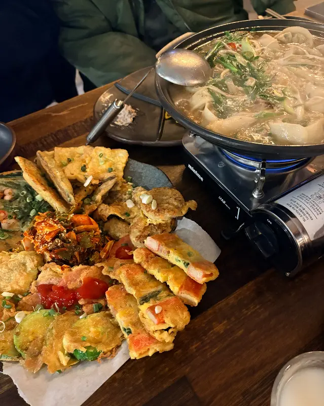 푸짐한 안주 한 상 차림