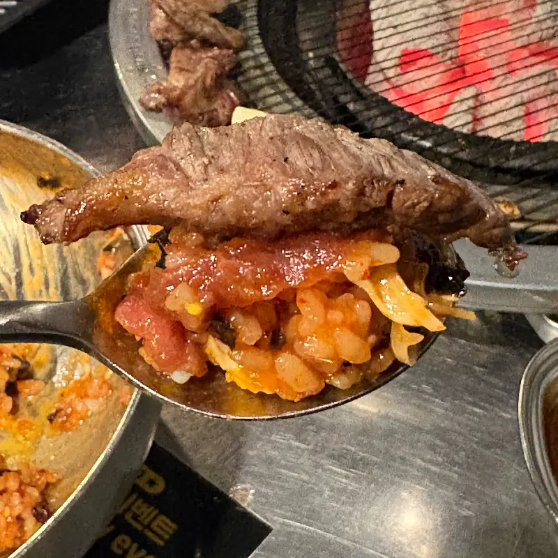 소갈비살 근접샷