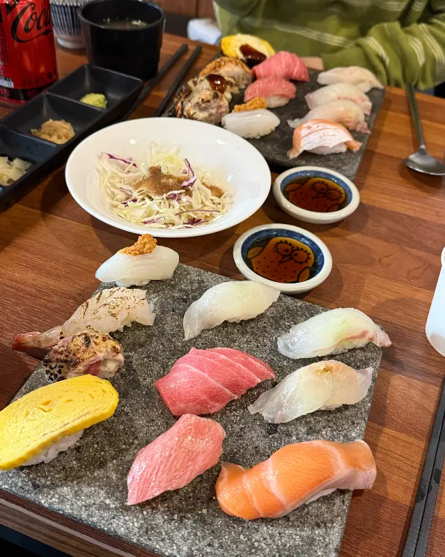 신선함이 느껴지는 초밥들