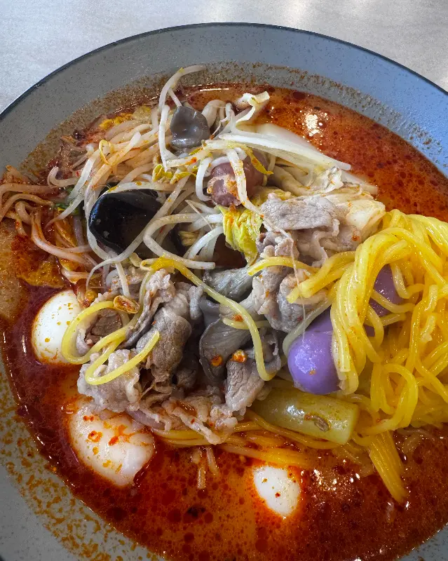 마라탕의 다채로운 재료