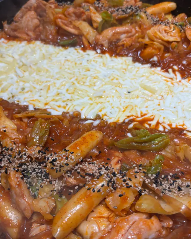 모짜렐라 치즈 닭갈비