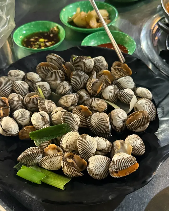 싱싱한 꼬막 요리