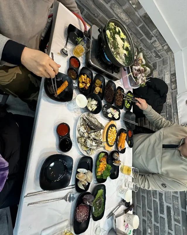 새조개 샤브샤브 만찬