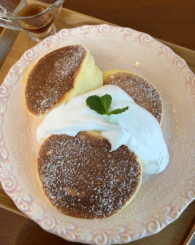 수플레와 메이플 시럽