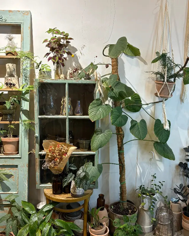 빈티지한 감성이 느껴지는 도시정원의 인테리어