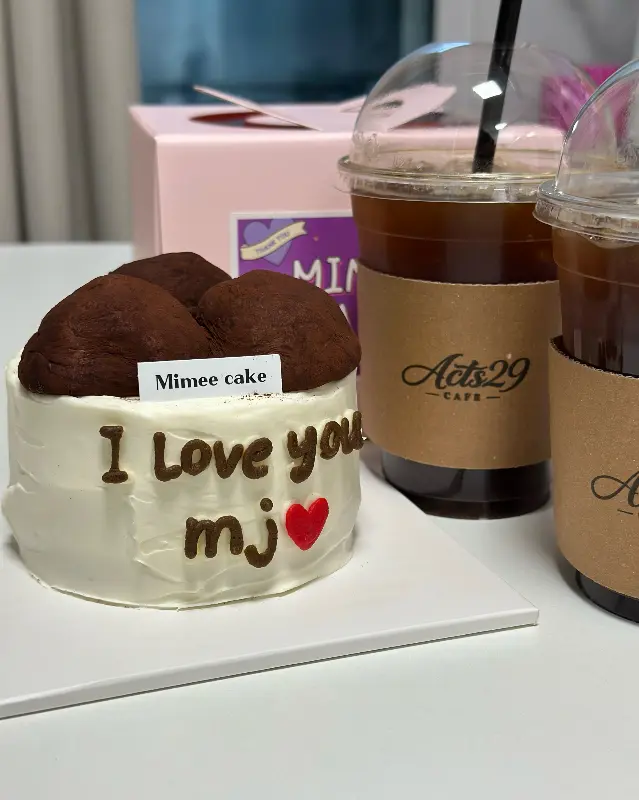 두쫀쿠 케이크 단면