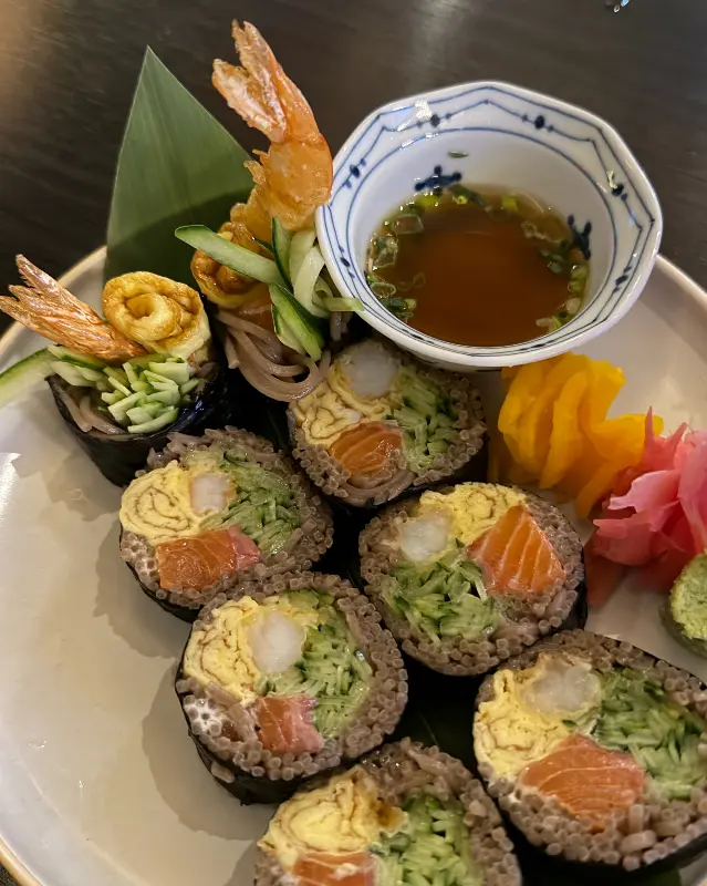 혼미의 연어 소바 마끼