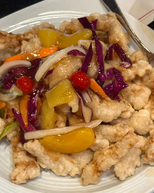 바삭함이 살아있는 탕수육