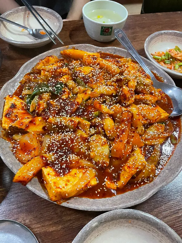 흑태찜 한 상 차림