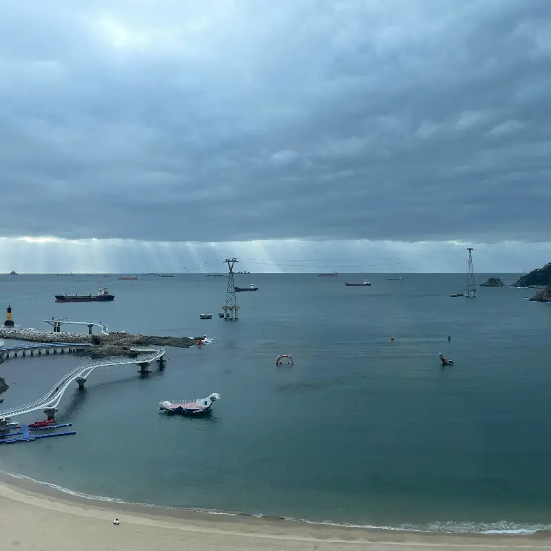 송도 앞바다 풍경