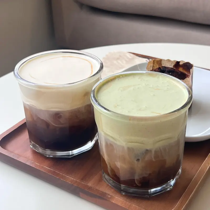 하트 라떼 아트