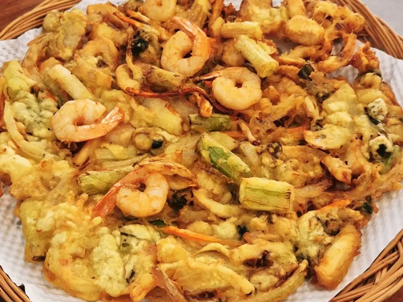 왕새우해물튀김전의 압도적인 비주얼