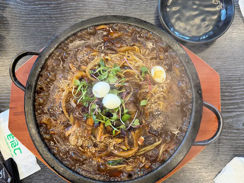 돌판짜장 항공샷