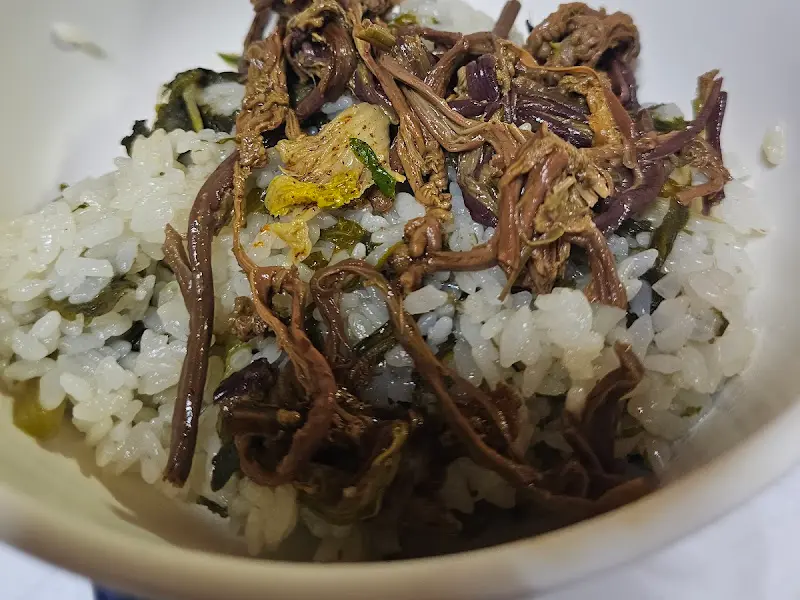 곤드레밥 비빔밥 근접샷