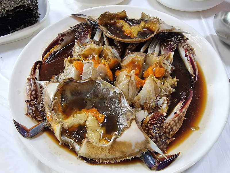 간장게장 클로즈업