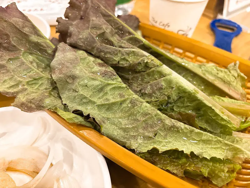 영양숯불갈비의 쌈 채소