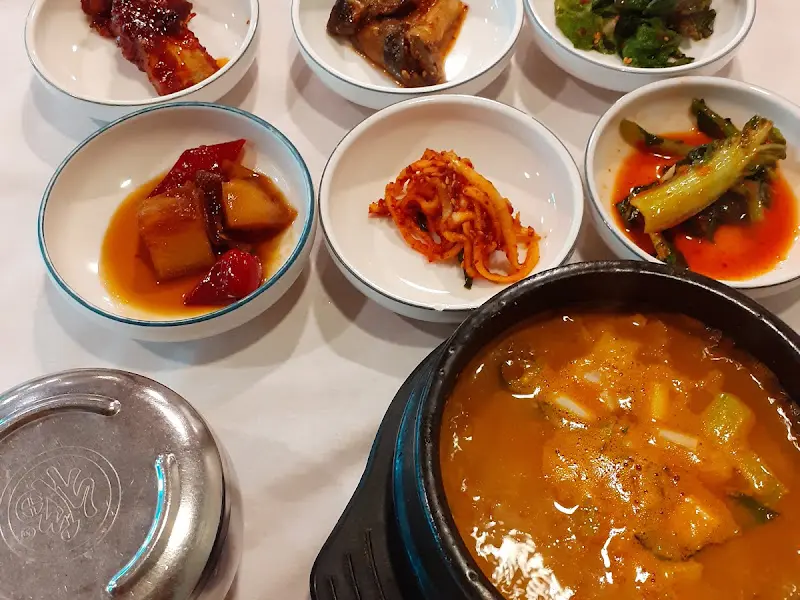 다양한 반찬 클로즈업