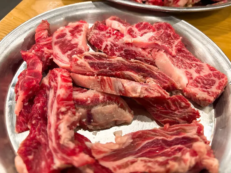 영양숯불갈비의 한우 갈비살