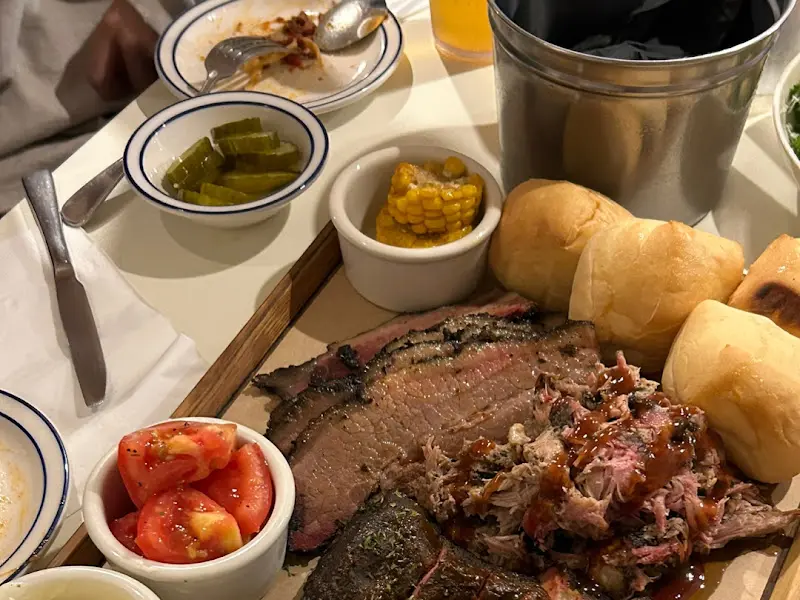 바베큐 플래터 근접샷