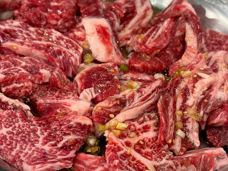 영양숯불갈비의 양념 갈비살