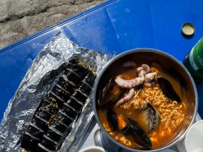 푸짐한 해산물 한 상