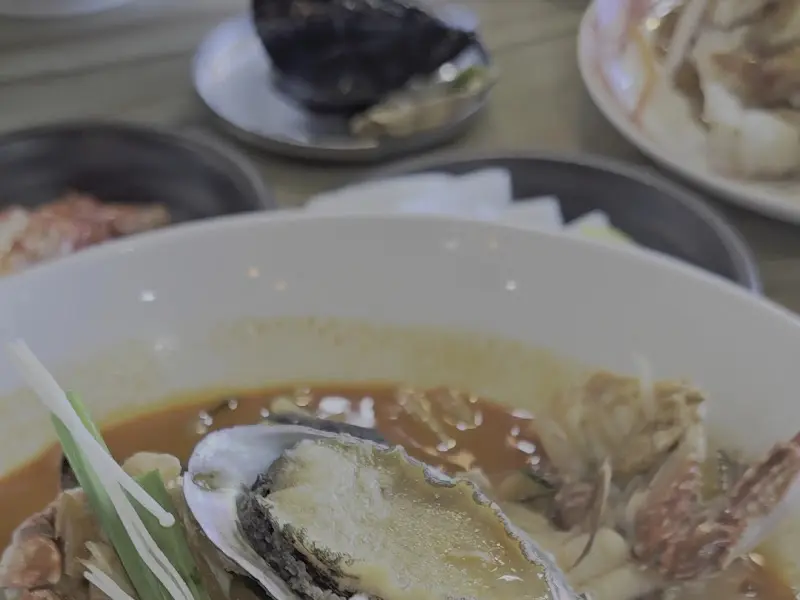 해산물이 가득 들어간 짬뽕