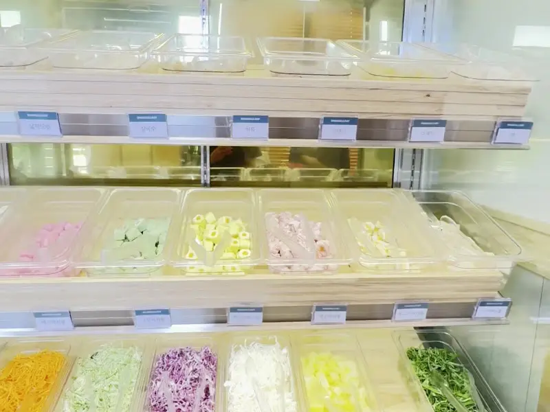 샐러드바 코너