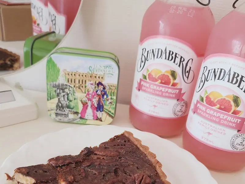 분다버그 핑크 자몽과 피칸 파이