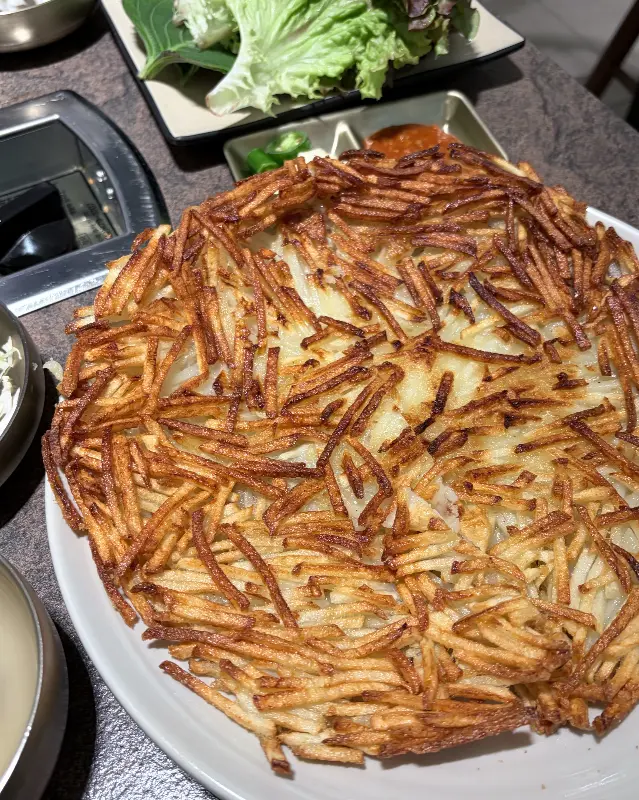 겉바속촉 감자전