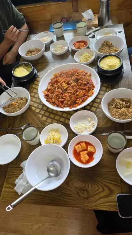 낙지볶음 한상차림