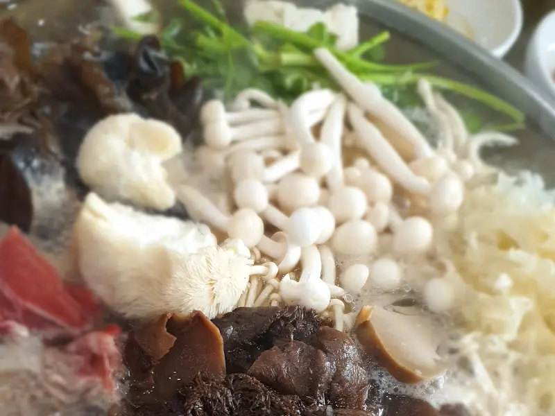 버섯전골 재료