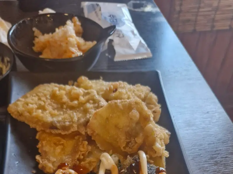 블랙씨걸 튀김 클로즈업