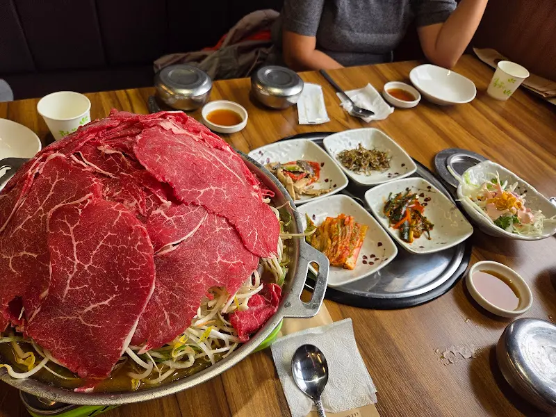 불고기 정식 한상차림