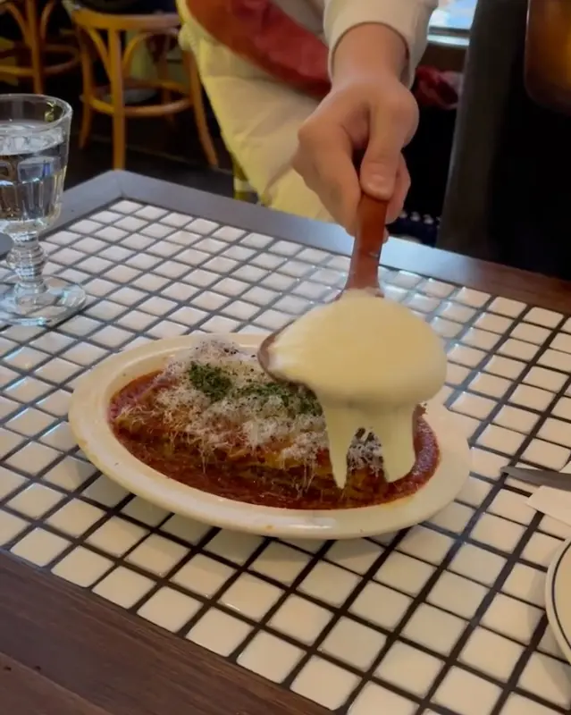 치즈 폭포 라자냐