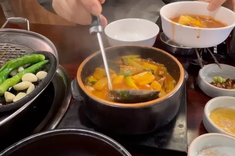 애호박 고추장찌개