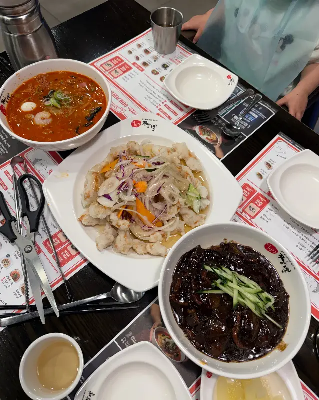 짜장면, 짬뽕, 탕수육