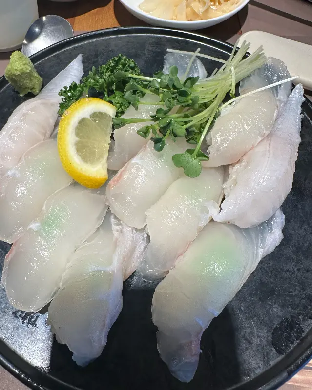 싱싱한 광어 초밥