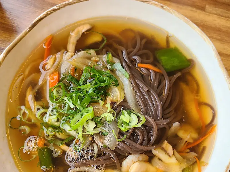 냉모밀 클로즈업