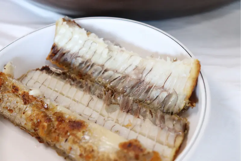 갈치구이 단면