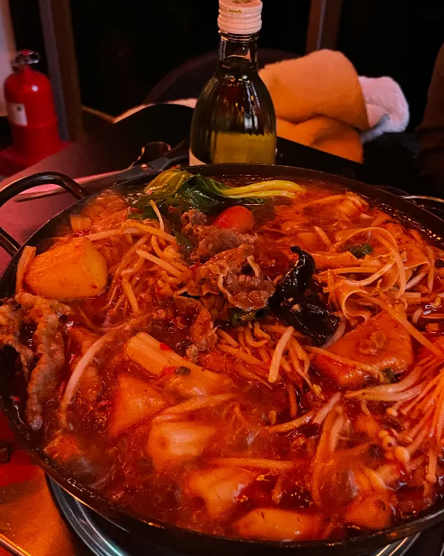 치즈 회오리 닭갈비