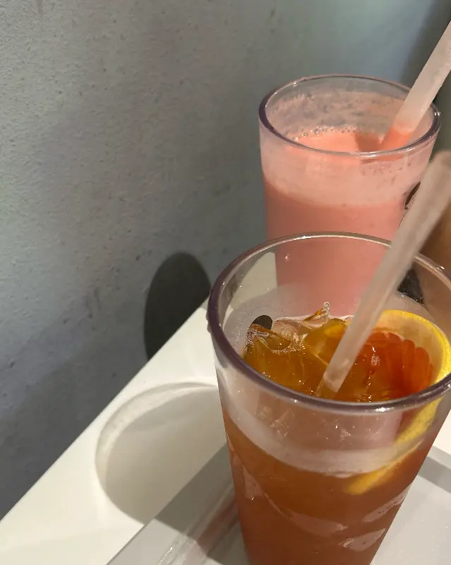 다양한 음료 메뉴