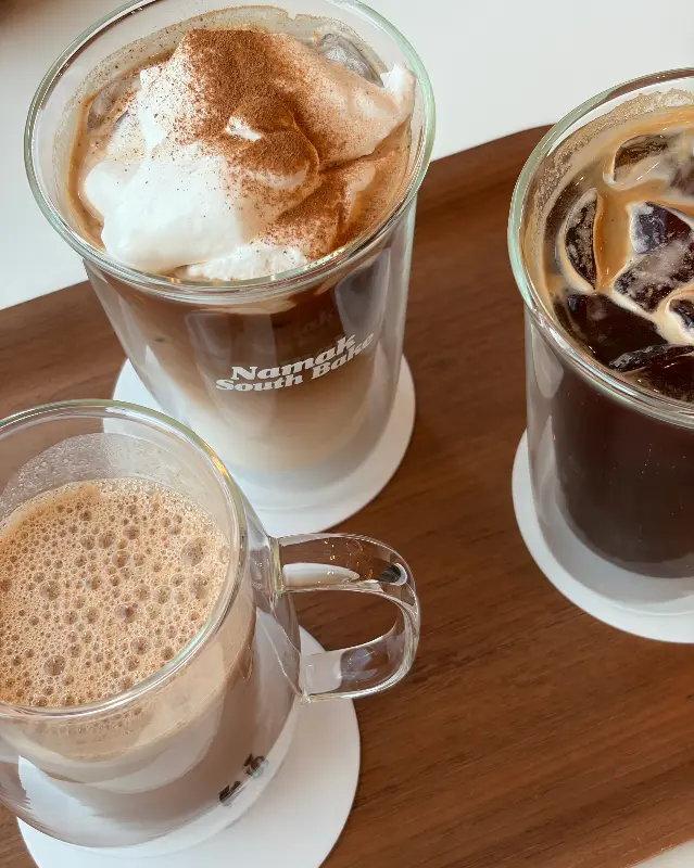 나막슈페너, 나막라떼, 아메리카노 음료 사진