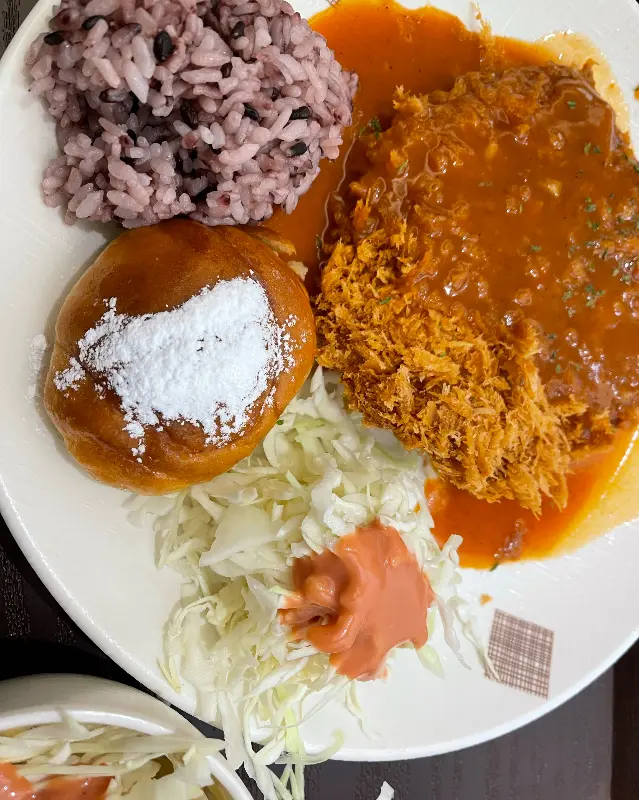 치즈 돈까스 단면