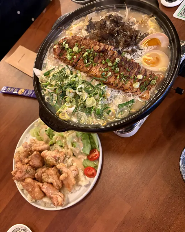 차슈전골의 푸짐한 비주얼