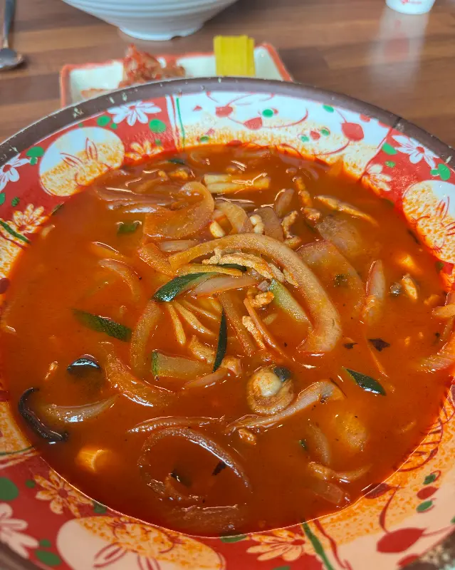 해물짬뽕 클로즈업 사진