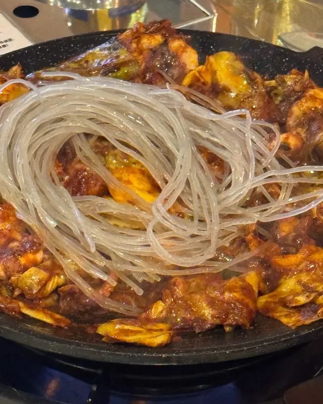 쭈꾸미와 당면 사리