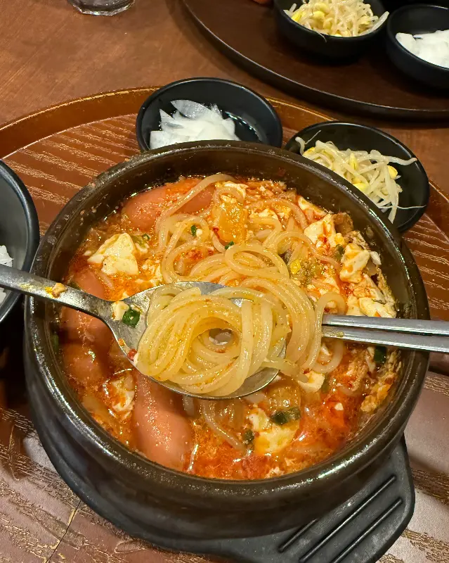 쫄면순두부 비주얼